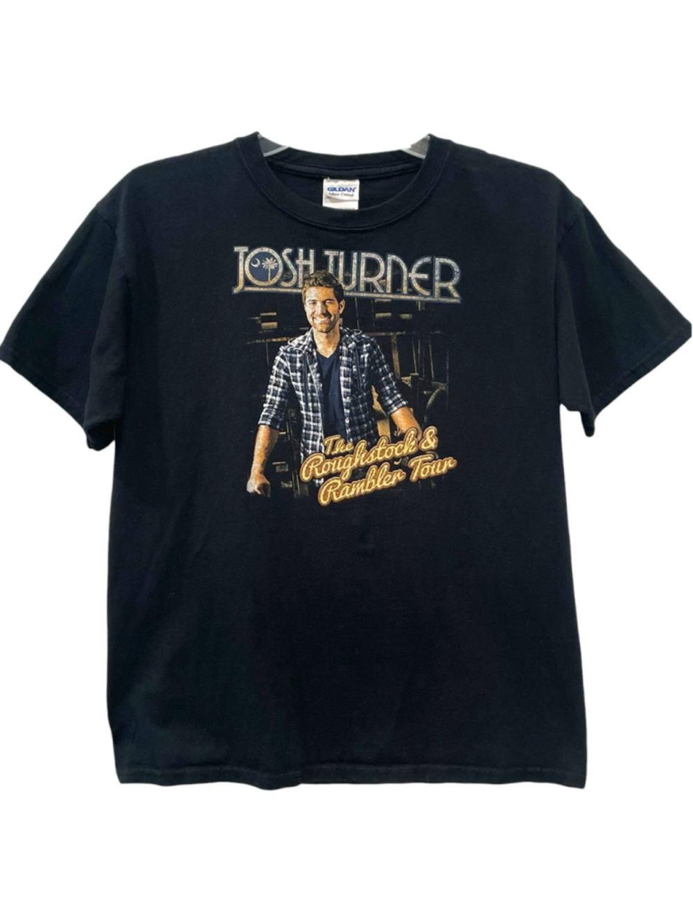 Josh Turner Roughstock and Rambler Tour Youth Large T Shirt Concert Tee Country